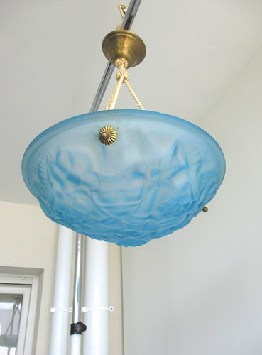 Vasque suspension art déco - suspension,