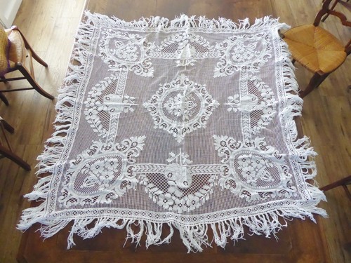 Dessus table crochet - de, au