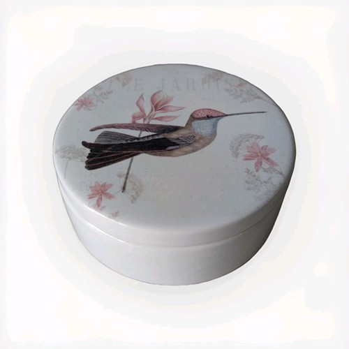 Boite bijoux colibri rose - à,