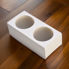 Boîte carrée en carton pour