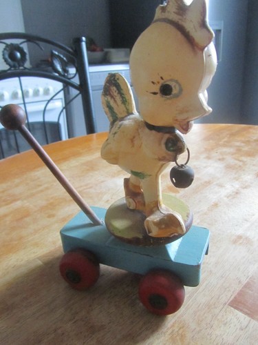 Ancien jouet tracter - jouet,