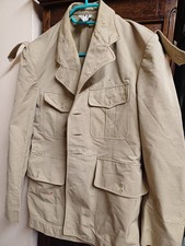 Authentique veste militaire légère kaki OUTRE-MER années 70