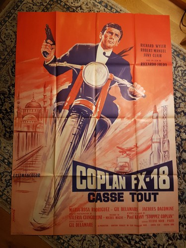 Affiche 1965 coplan 18 - affiche,