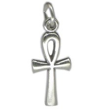 Breloque en argent sterling croix Ankh .925 x 1 Croix de vie Egypte charmes!