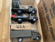 STRUCTO kit 520 - USA CONVOY COMBAT - années 50 - Tôle d'acier pressée