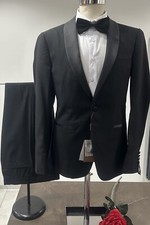 Smoking Homme Noir Col À