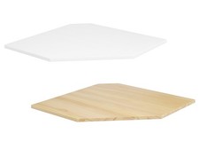 Plateau de bureau pour lits mezzanine en pin – naturel ou laqué blanc