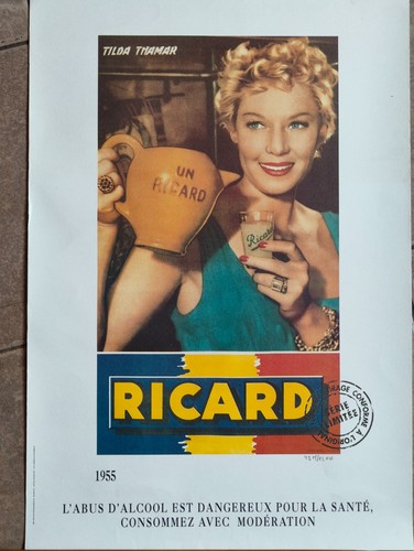 Lot affiches ricard - de,