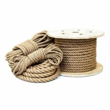 CORDE DE JUTE 26mm-28mm Fibre naturelle en jute de chanvre, imprégnée naturelle