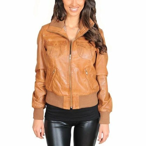 Veste bomber cuir - veste,