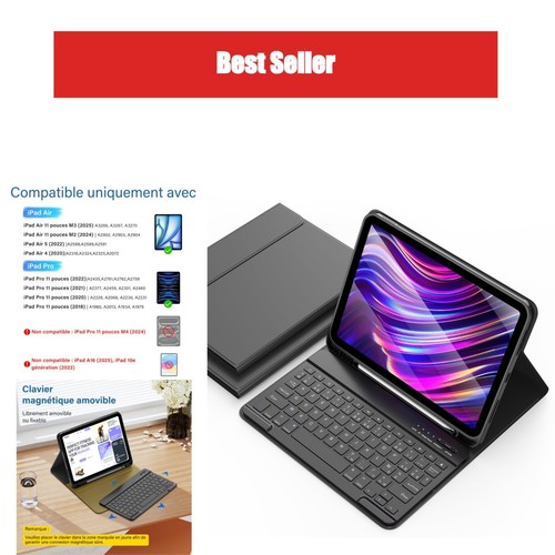 Clavier bluetooth azerty - clavier,