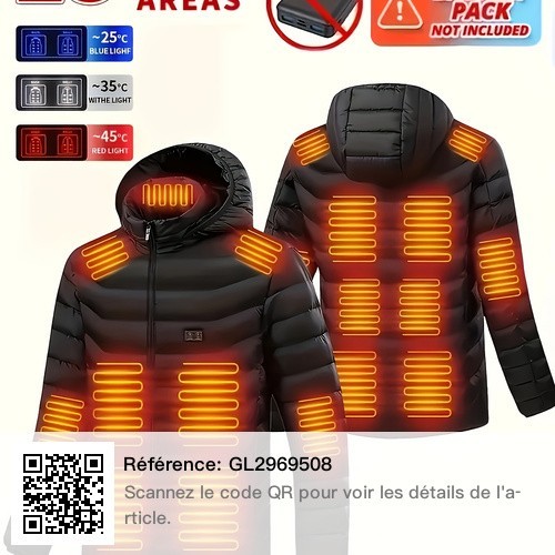 Veste chauffante 25zone xl - 25zone, l,
