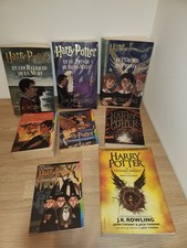 LOT 8 Livres Série HARRY POTTER TOME 1 à 7 J. K. ROWLING,  