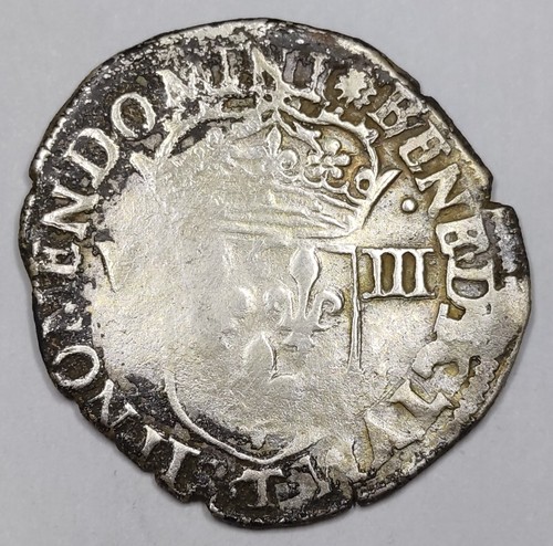 Rare argent ecu 1583 t - r1, argent,