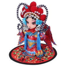  Figurine de poupée traditionnelle chinoise exquise, statuette artisanale pour