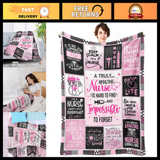 Cozy Nurse Throw Blanket