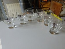 lot de  6 VERRE MARTINI ON THE ROCKS ! à gros pied