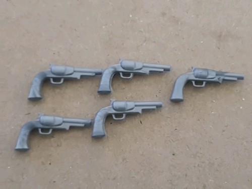 Lot pistolets gris western - ,