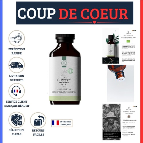 Huile essentielle citronnelle - huile,