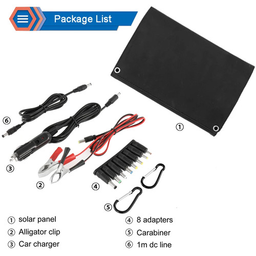 Panneau solaire pliable 18v - panneau,
