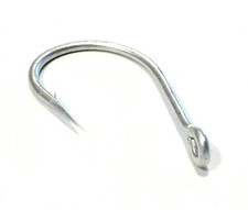 Outil ancien énorme hameçon pour pêche au gros XXème 