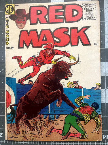 Red mask ghost rider black - red, #49