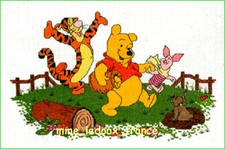 Kit " Winnie - Happy Days " Point de Croix NEUF Vintage Années 90 DS D2