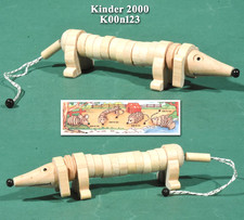 Kinder 2000, Animal en bois