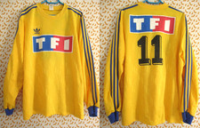 Maillot porté Adidas Coupe de France Jaune Sochaux #11 TF1 match Jersey - XL