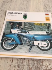 Zündapp 50 express 155 ( DKW Hummel ) 1965 Carte moto Collection Atlas Allemagne