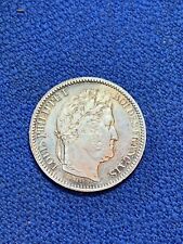 MONNAIE 2 FRANCS ARGENT LOUIS PHILIPPE 1832 H LA ROCHELLE 