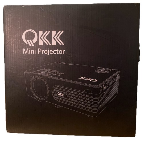 Qkk mini projector portable - mini,