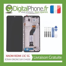 ECRAN ORIGINE RECONDITIONNE XIAOMI REDMI 13C 5G AVEC CHASSIS + OUTILS -TVA-