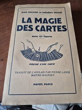 Ancien Livre LA Magie Des Cartes Par Payot.Paris