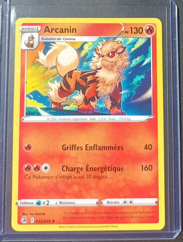 Carte pokémon rare arcanin - pokémon,