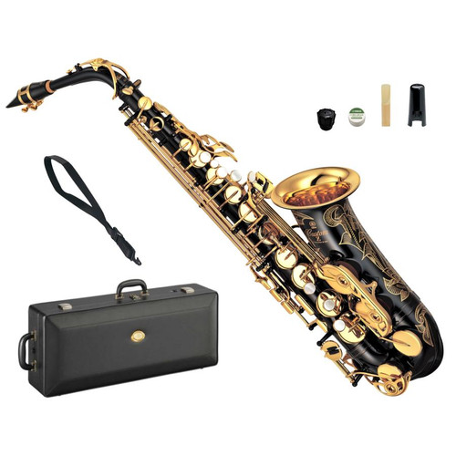 Saxophone alto laqué noir