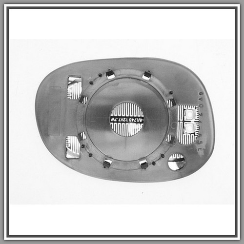 Plaque miroir gauche - plaque,