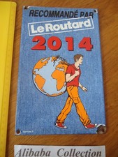 PLAQUE émaillée GUIDE DU