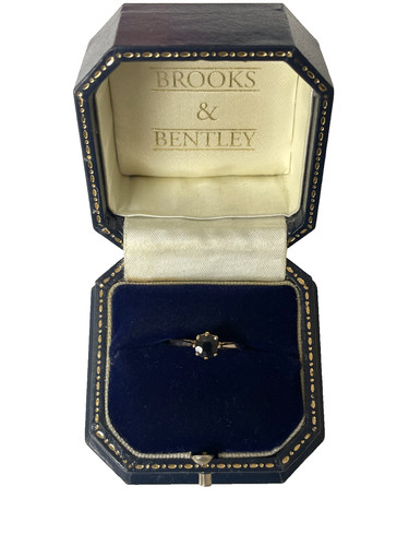 Sapphire ring 9ct gold 50ct - ring,