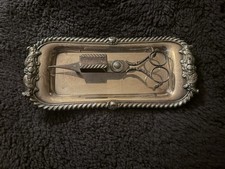 Bougeoir Antique Victorien Avec Coupe-Doigt Et Plateau À Bougie En Argent