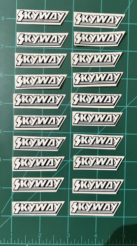 Skyway bmx decal - decal, 1980's