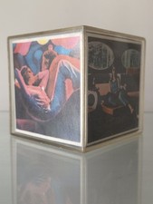Cadre Photos Cube Plexi Design Vintage Annees 70 