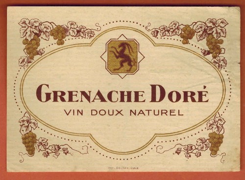 Ancienne etiquette grenache - ancienne, etiquette-grenache