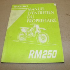 MANUEL REVUE TECHNIQUE ATELIER SUZUKI RM 250 1996 250RM RM250 EN FRANCAIS