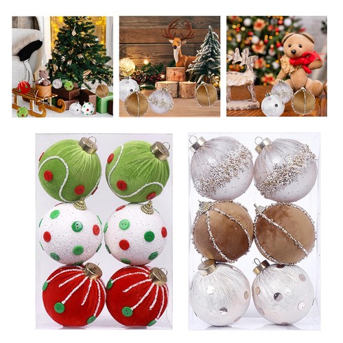 Lot boules de noël - boules,