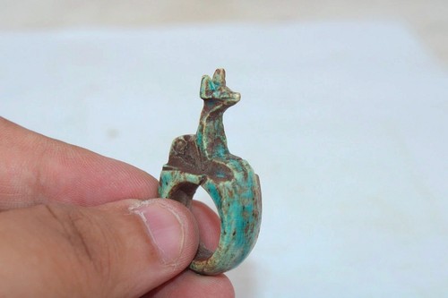 Rare bague ancienne anubis - rare,