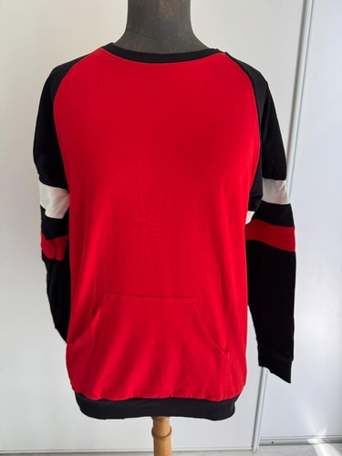 Pull double couleurs rouge - , et
