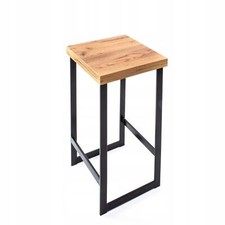 TABLE BASSE LOFT PETIT TABOURET EN BOIS NOIR