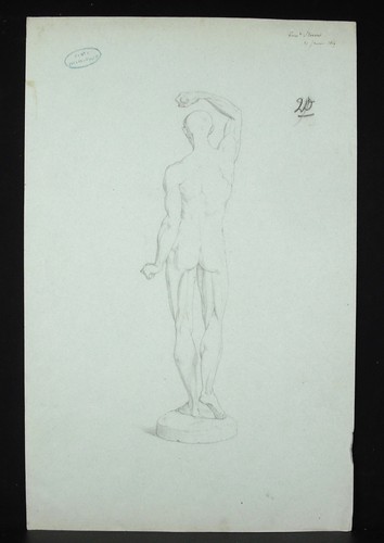 Louis plivard dessin homme - dessin, nu