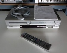 HITACHI DV PF3E Combiné Lecteur DVD VHS avec télécommande notice Fonctionnel 